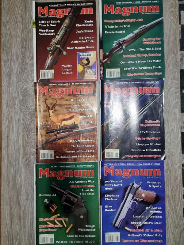 17 Magnum Magazines Ranging from 2010 and 2011