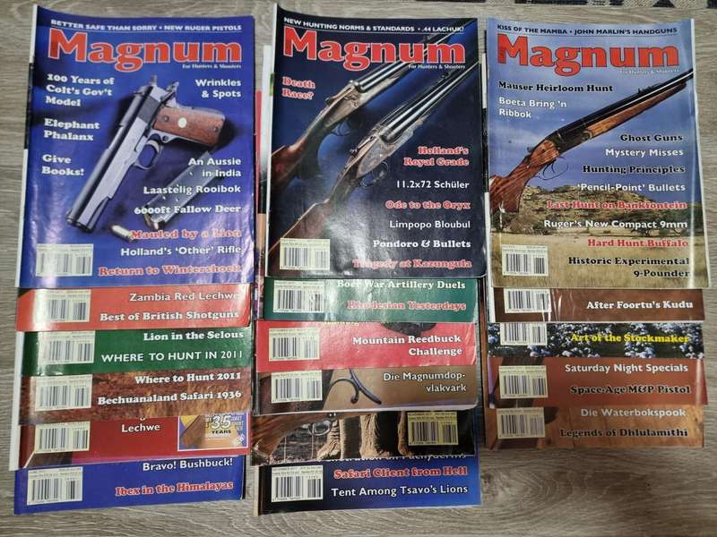 17 Magnum Magazines Ranging from 2010 and 2011