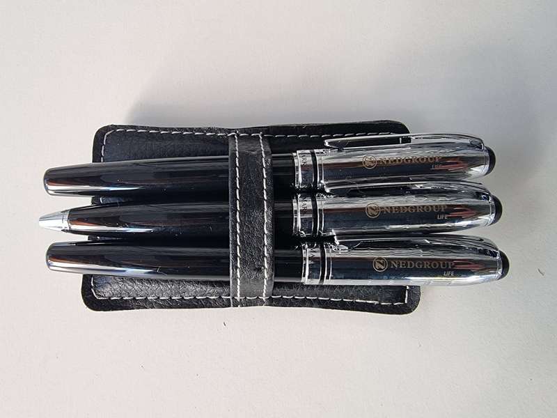 Mark Twain Pen 3pc Set in Leather Case