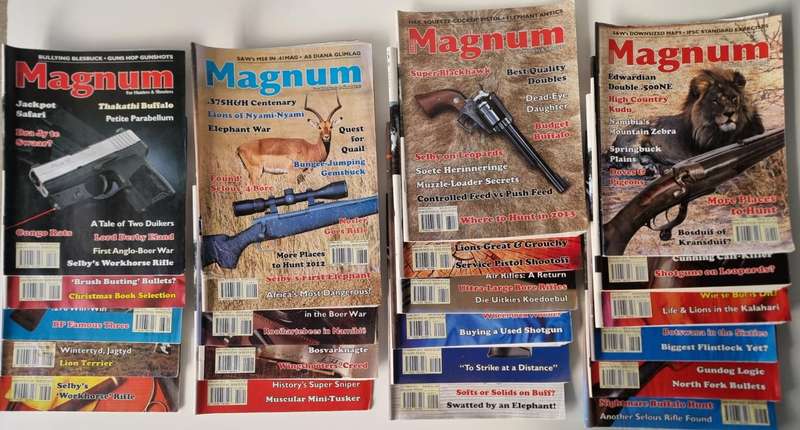 22 Magnum Magazines Ranging from 2012 and 2013