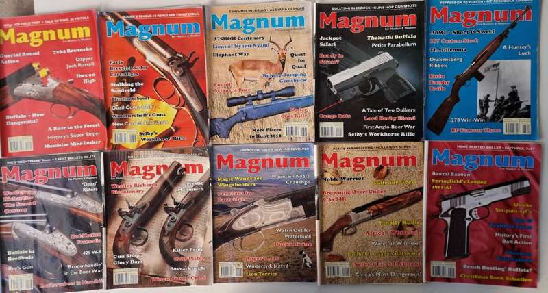 22 Magnum Magazines Ranging from 2012 and 2013