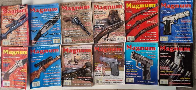22 Magnum Magazines Ranging from 2012 and 2013