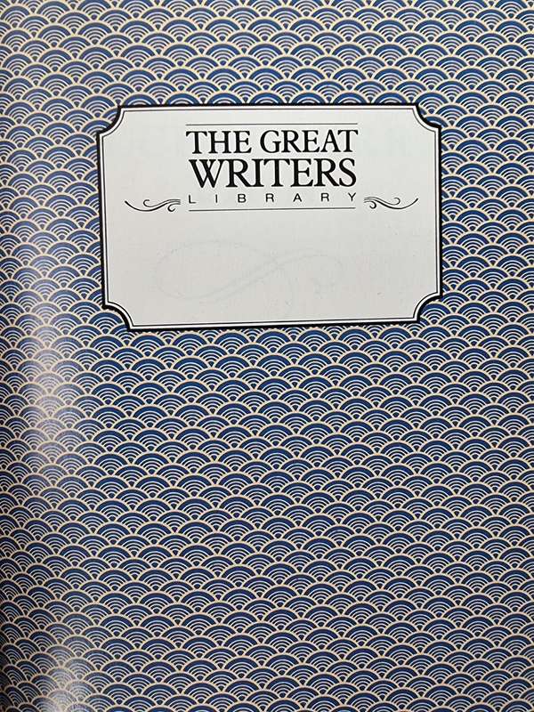 5x Hard Cover Books From The Greatest Writers Library - Excellent condition
