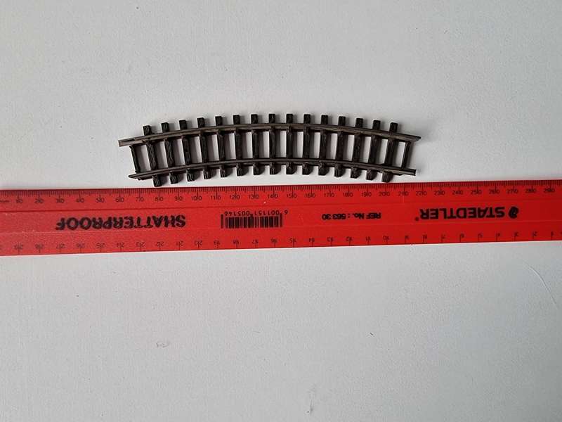 Vintage Tri-Ang HO Scale Train Tracks - 24pcs
