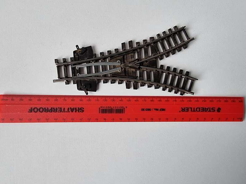 Vintage Tri-Ang HO Scale Train Tracks - 24pcs