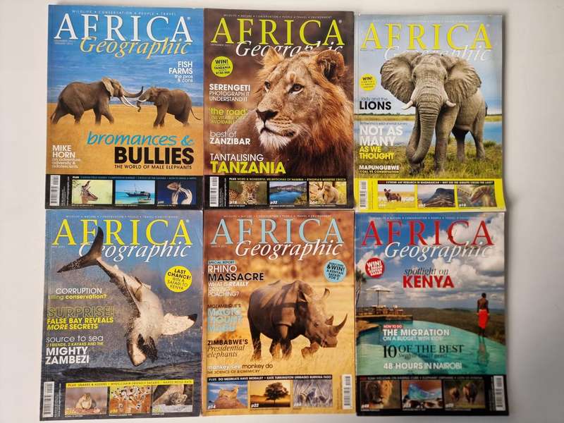 Africa Geographic Magazines 2011