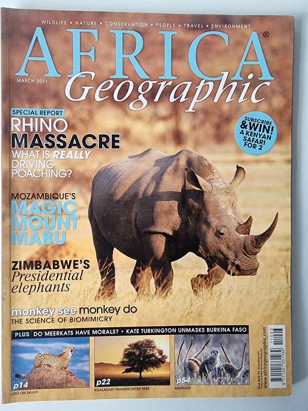 Africa Geographic Magazines 2011