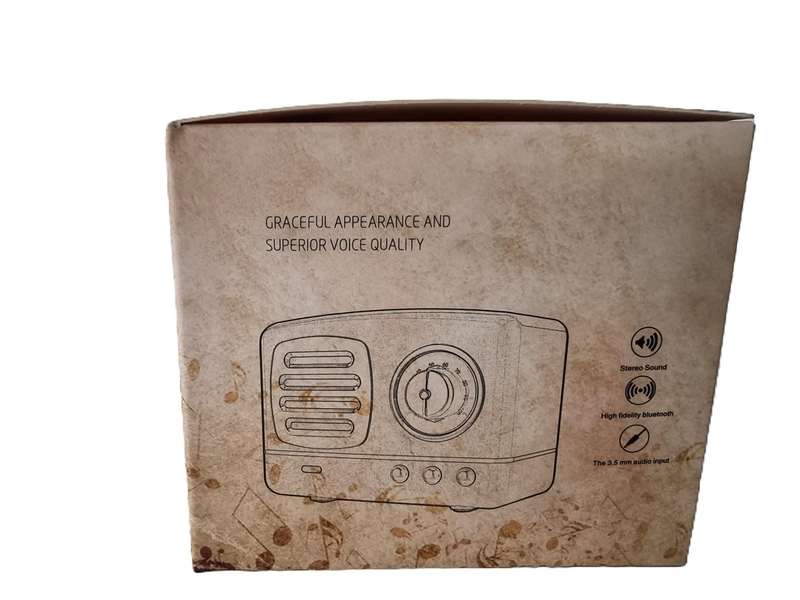 Powerful Little Vintage Looking Microwave Bluetooth Speaker