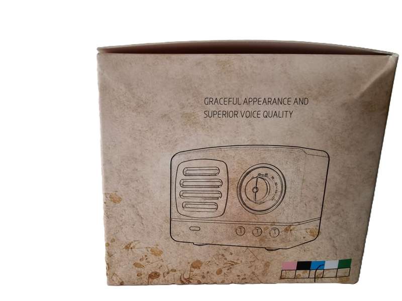 Powerful Little Vintage Looking Microwave Bluetooth Speaker