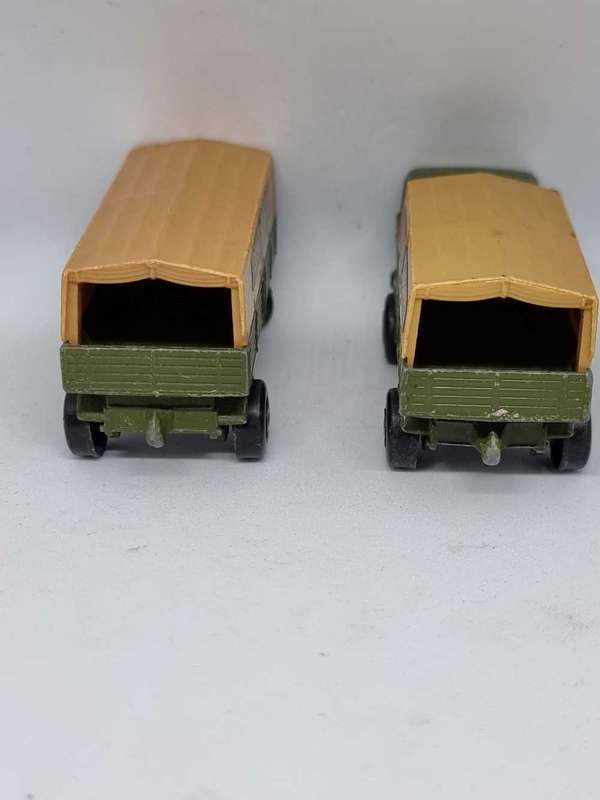 VINTAGE MATCHBOX TP 15  MILITARY MERCEDES TRUCK & TRAILER