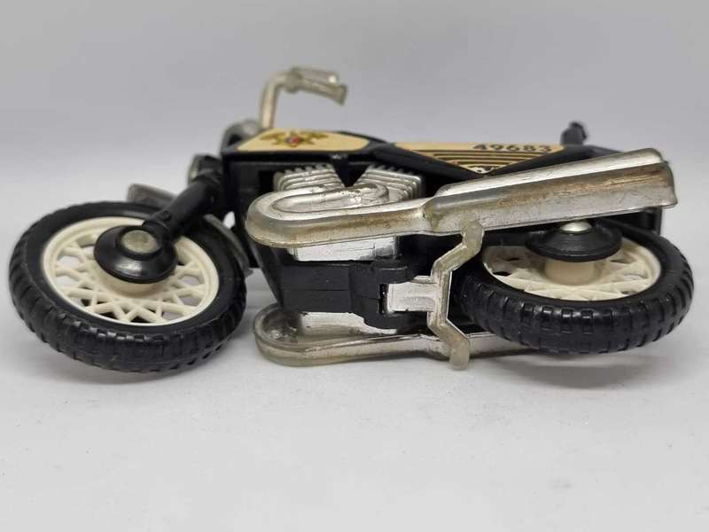 Vintage Buddy L Patrol Police Motorcycle - Hatley 49683 - Japan