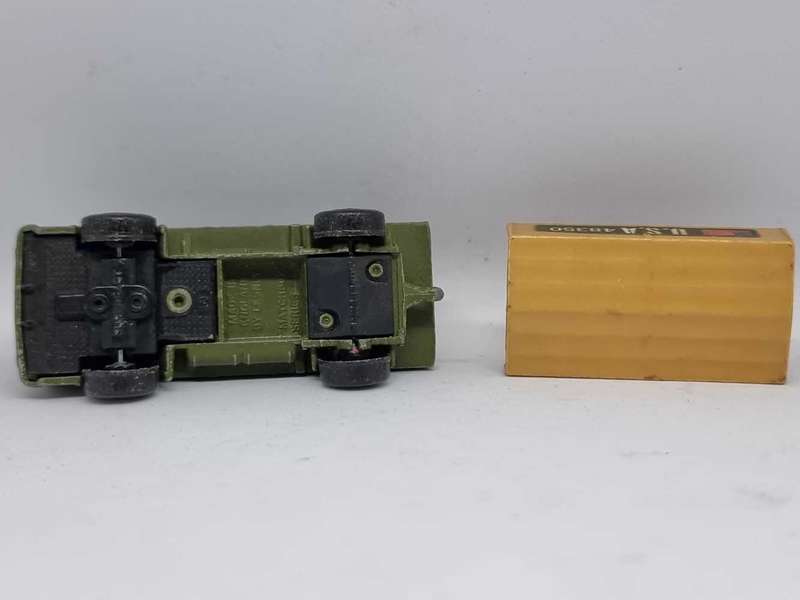 VINTAGE MATCHBOX TP 15  MILITARY MERCEDES TRUCK & TRAILER