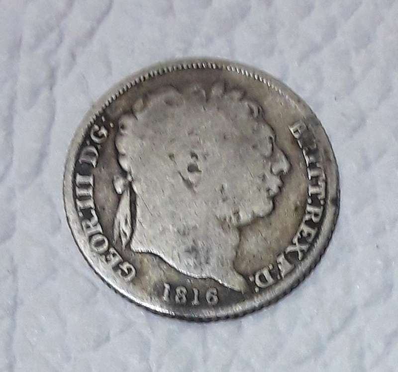 1816 Great Britain 6 pence
