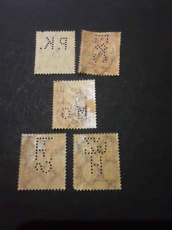 1921 Germany stamp lot interesting perforations (5)