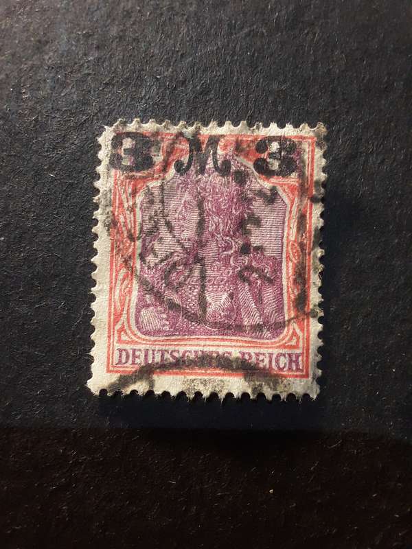 Stamp Germany Deutsches Reich Germania 3 Mark 1920