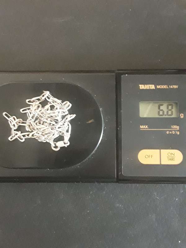 .925 men's neck chain 6.8 gr