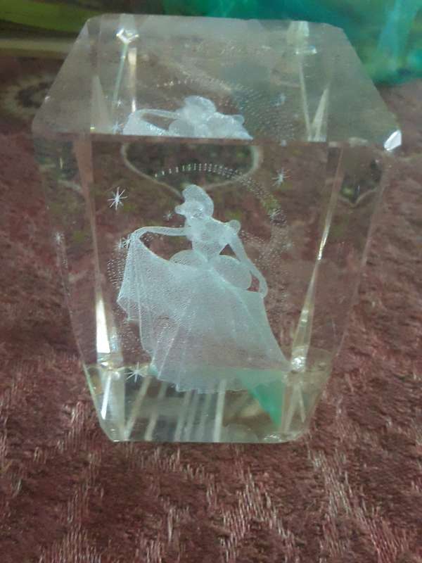 Cinderal Glass paper weight