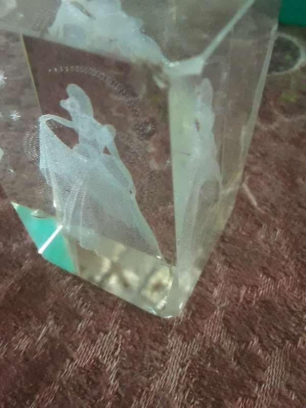 Cinderal Glass paper weight