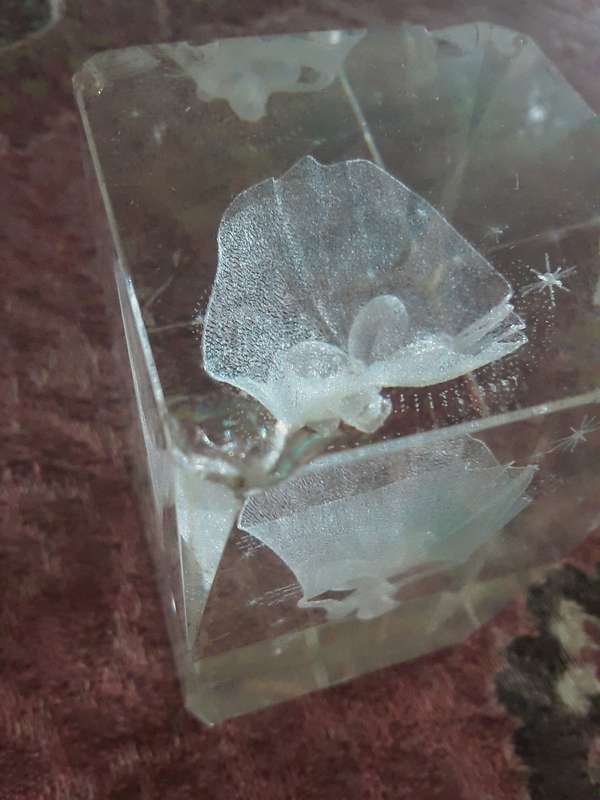 Cinderal Glass paper weight