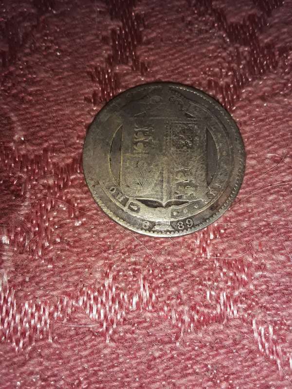 Victoria Del Gratia Brit Regina F:D 1889 Coin