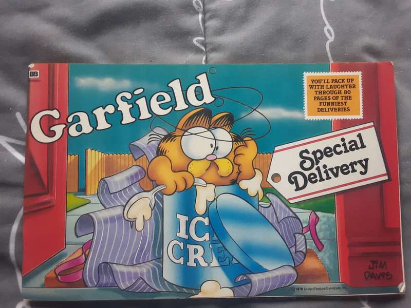 Garfield special delivery cartoon book