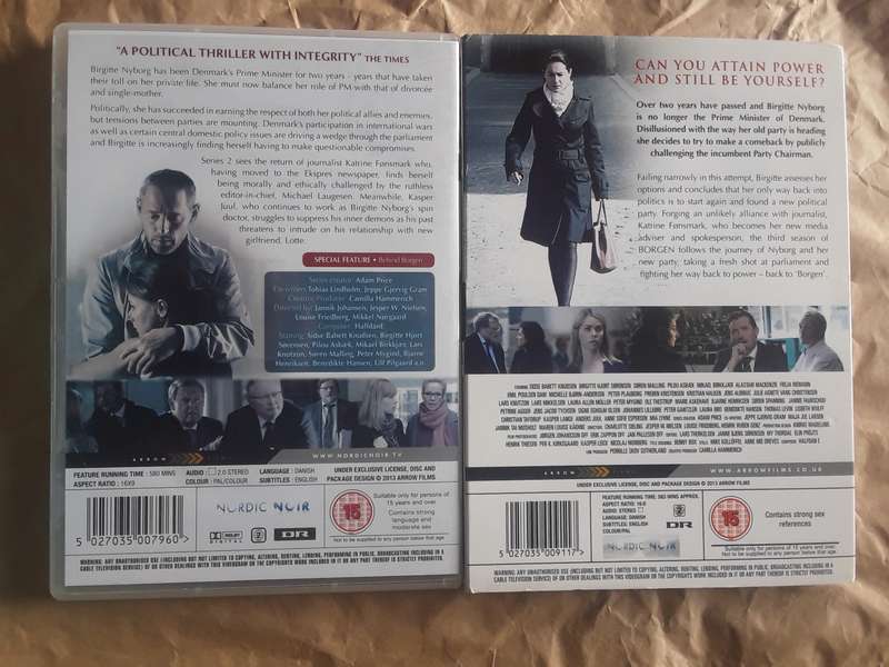 Borgen season 2 & 3 dvd set