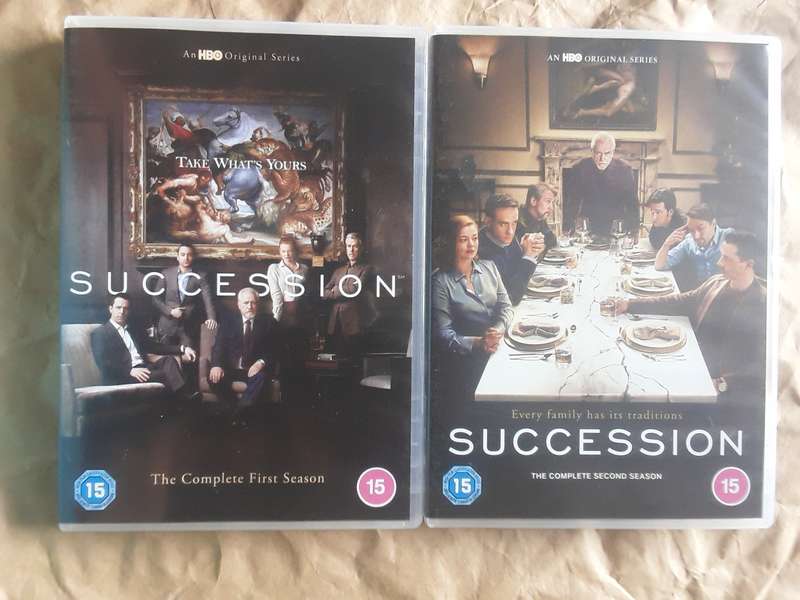 Succession season 1 & 2 dvd lot