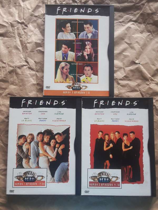 Friends series 1+2+3 dvd lot (3)