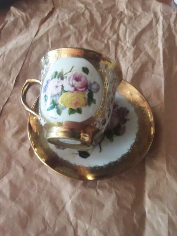 Collectable tea cup and saucer see pics please