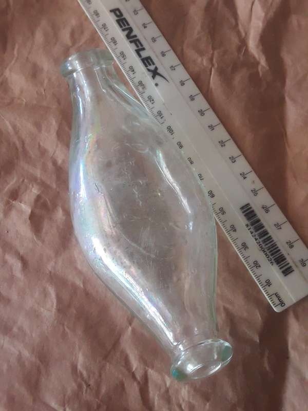 Vintage bottle 2 open ends