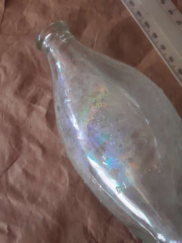 Vintage bottle 2 open ends