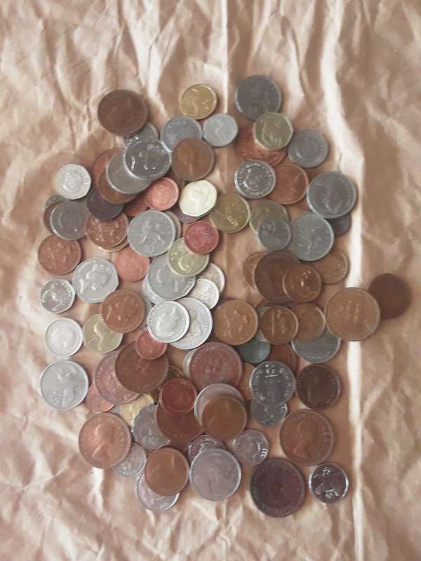 World mix coins lot 700gr