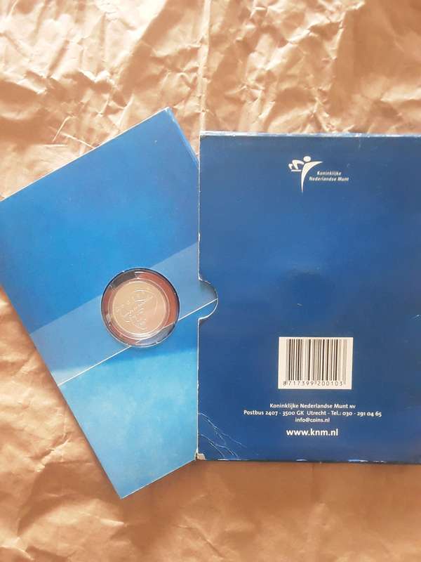 2004 Nederlandse .925 Silver 5 Euro mint condition in booklet
