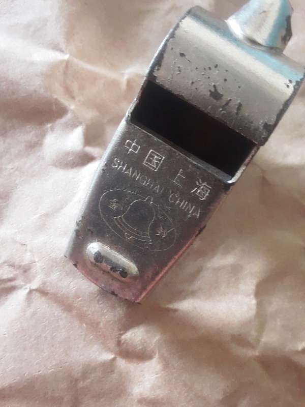 Old Chinese made whistle