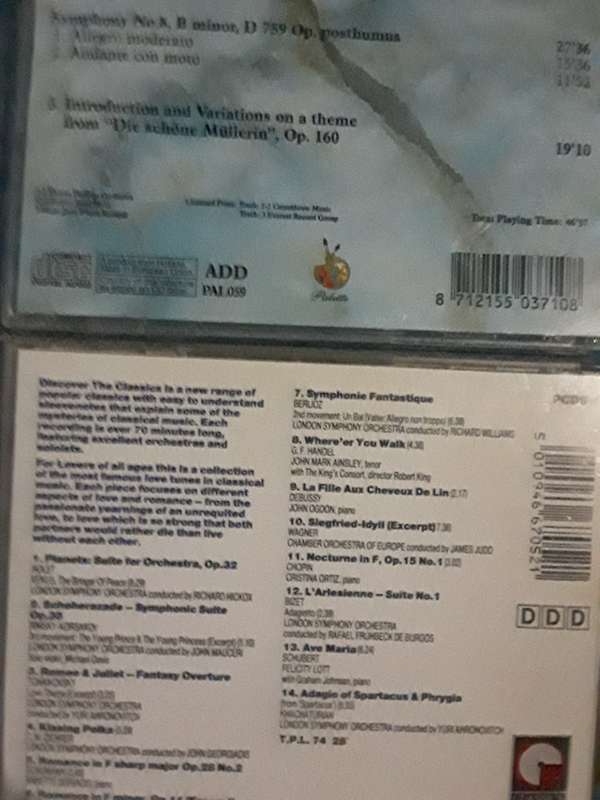 Classics music cd lot