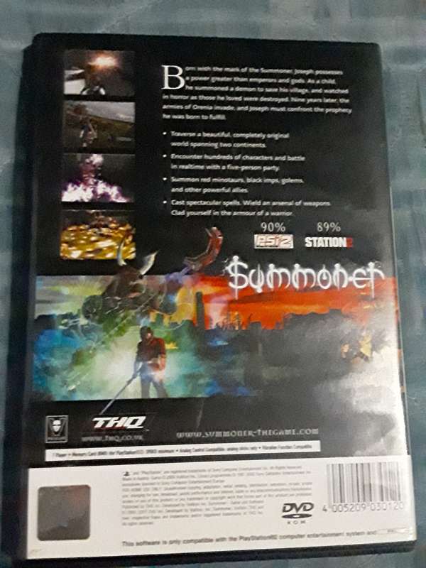 The summoner ps 2 game + booklet