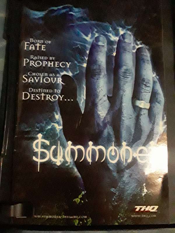 The summoner ps 2 game + booklet