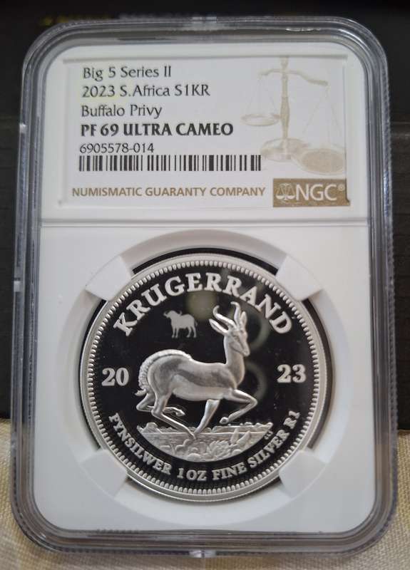 2023 SOUTH AFRICAN SILVER KRUGGERAND - BIG 5 SERIES 2 - BUFFALO PRIVY