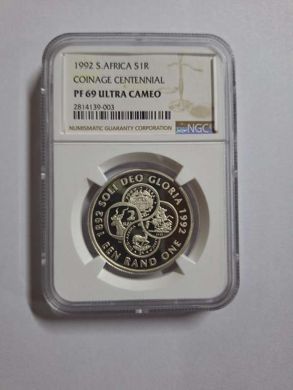 1992 SILVER R1 COINAGE CENTENNIAL