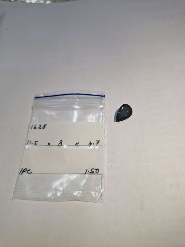 Natural Earth Mined Black Opal -1.50cts