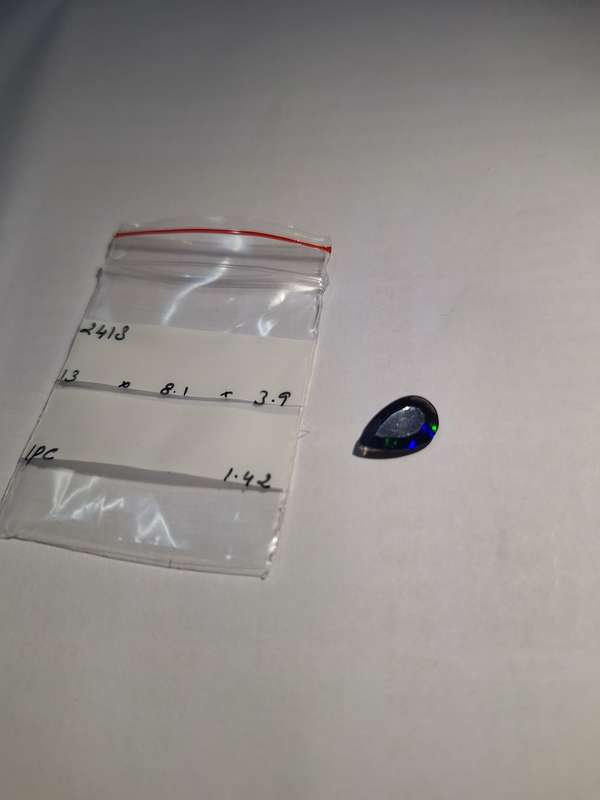 Natural Earth Mined Black Opal -1.42cts