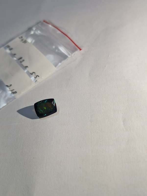 Natural Earth Mined Black Opal -2.18cts