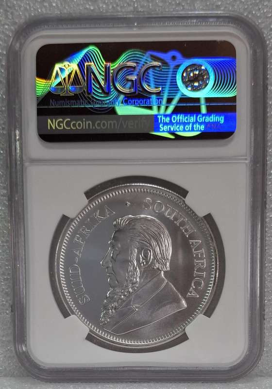 2018 SILVER KRUGER RAND - MS70 FIRST RELEASE