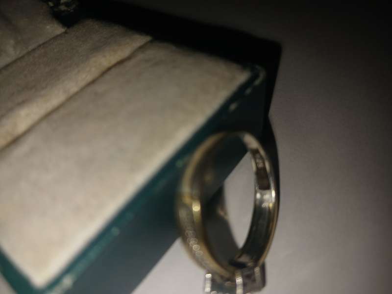 Ring silver and gold fancy 925 diamond dress rings