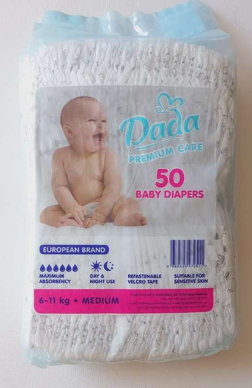 DADA Premium Care  Baby Diapers (50) - M