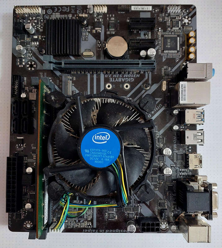 PC Upgrade Bundle  Gigabyte H310M motherboard, Intel i7-9700 CPU, 8GB RAM