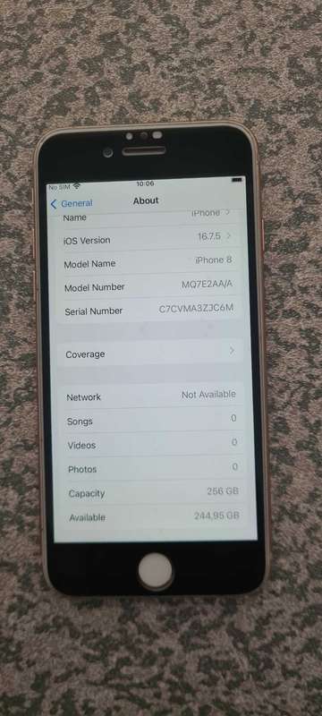 Iphone 8 256 gb