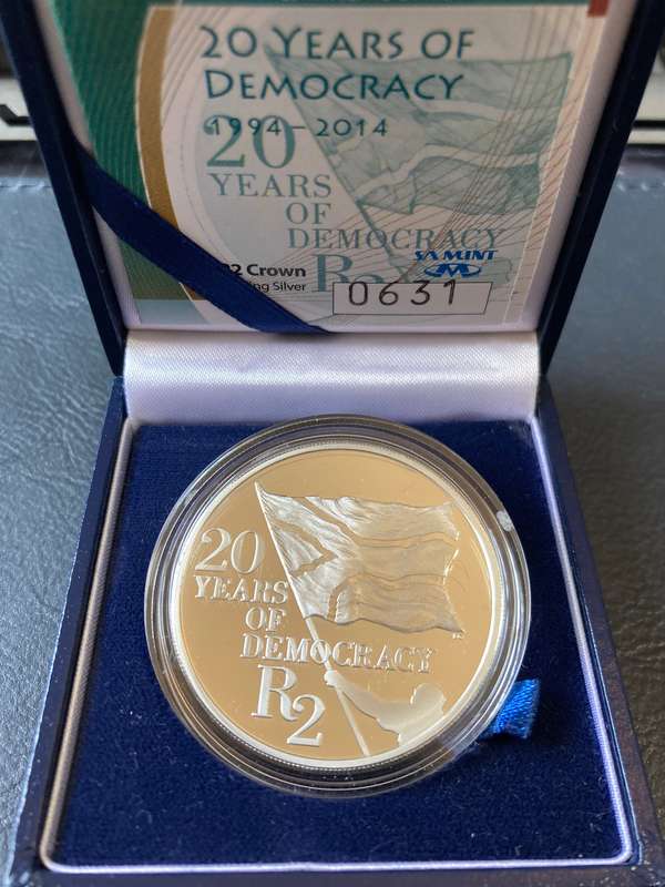 2014 *** SILVER R2 DEMOCRACY PROOF *** highly collectable