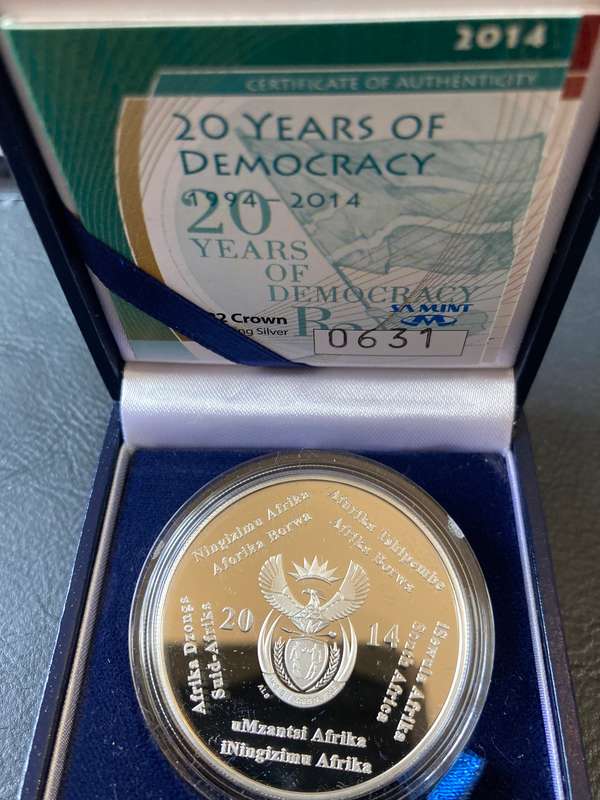 2014 *** SILVER R2 DEMOCRACY PROOF *** highly collectable
