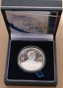 2013 Silver Proof R1 - Nelson Mandela - Life of a Legend